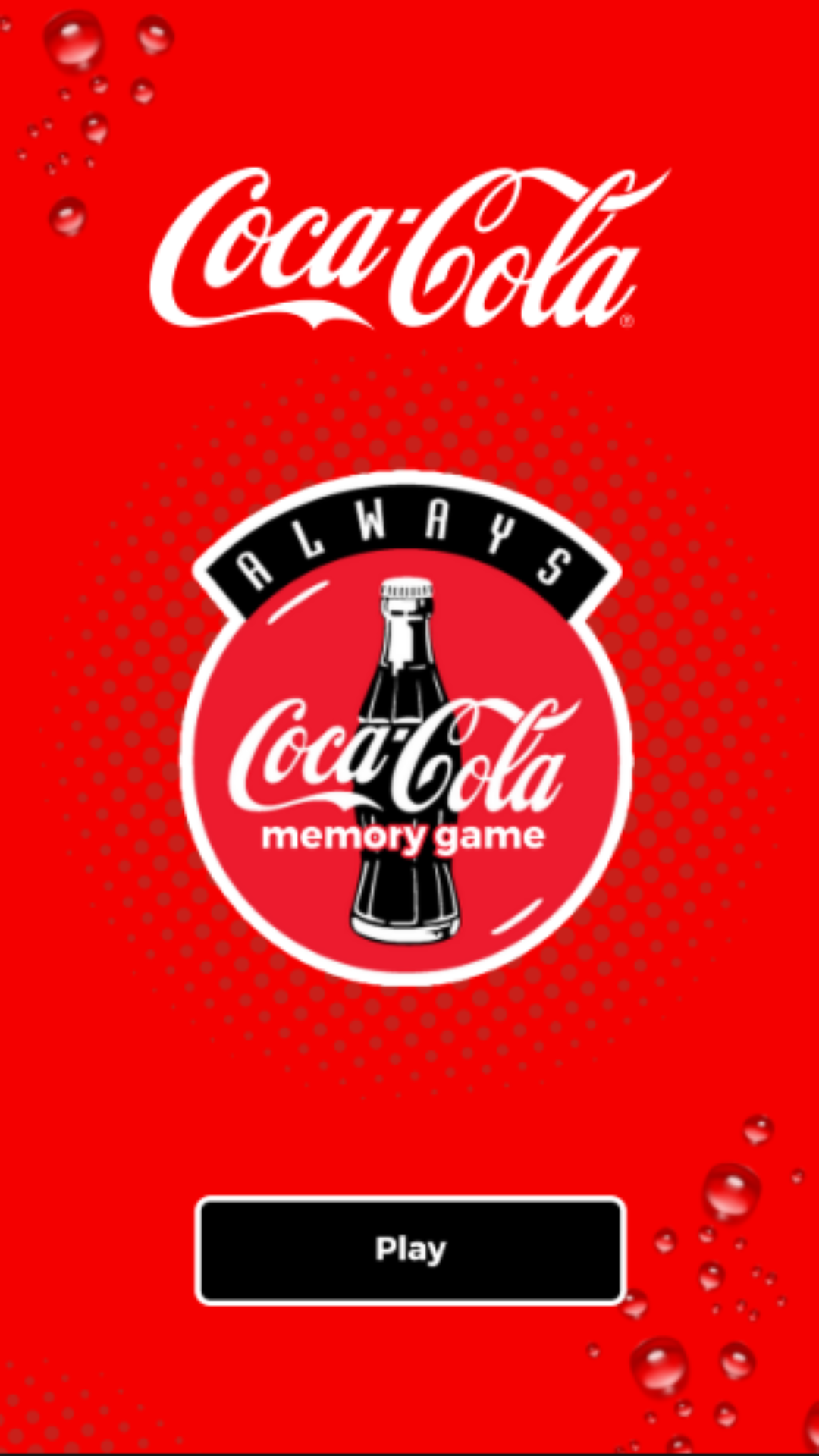 Coca Cola Memory Game